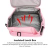 Lunch Bag Small Lunch Box Gradient Pink Reusable Leakage Proof