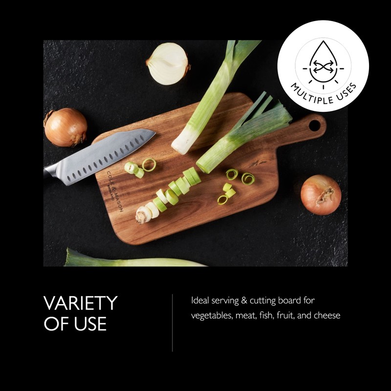 Cole & Mason Barkway Small Chopping Board With Handle -