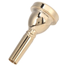 Tenor Trombone Mouthpiece, Trombone Mouthpiece Large Shank Trombone Mouthpiece Accessory 5G Trombone Mouthpiece for Amateurs for Professional Players(gold)