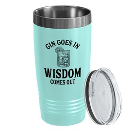 Gin Tonic lover Teal Edition Viking Tumbler 20oz - Gin Tonic in - Bartender Drink Lover Colleagues Funnny Pub Bar Alcohol Lover Brew Humor Bachelor Party