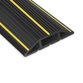 10Ft Cord Cover Heavy Duty Cable Protector 3 Channels Contains Cords, Cables and Wires, Easy to Unroll-Conceal Wires of Home, Office, Warehouse