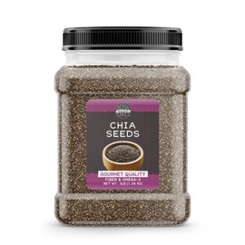 BIRCH & MEADOW 3 lb of Chia Seeds, Nutty Flavor, Smoothies & Baked Goods