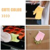 Kichvoe 2pcs Kids Oven Mitts Children Small Gloves Cute Heat