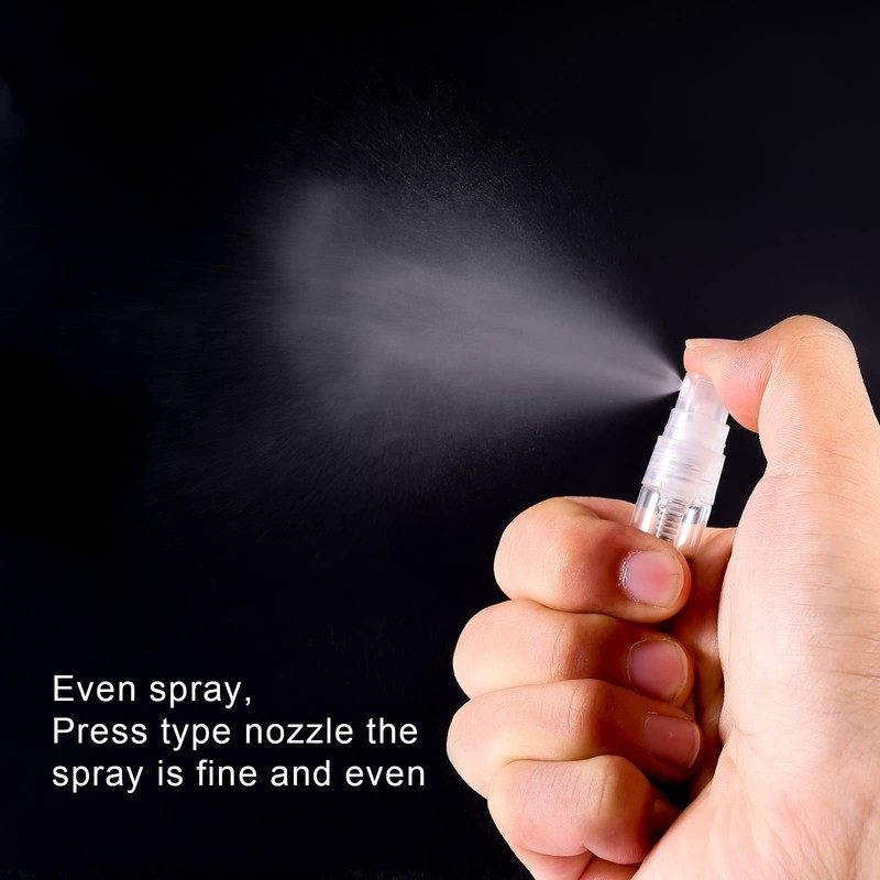 KINBOM 5pcs 2ml Mini Spray Bottles, Refillable Perfume Bottle Perfume