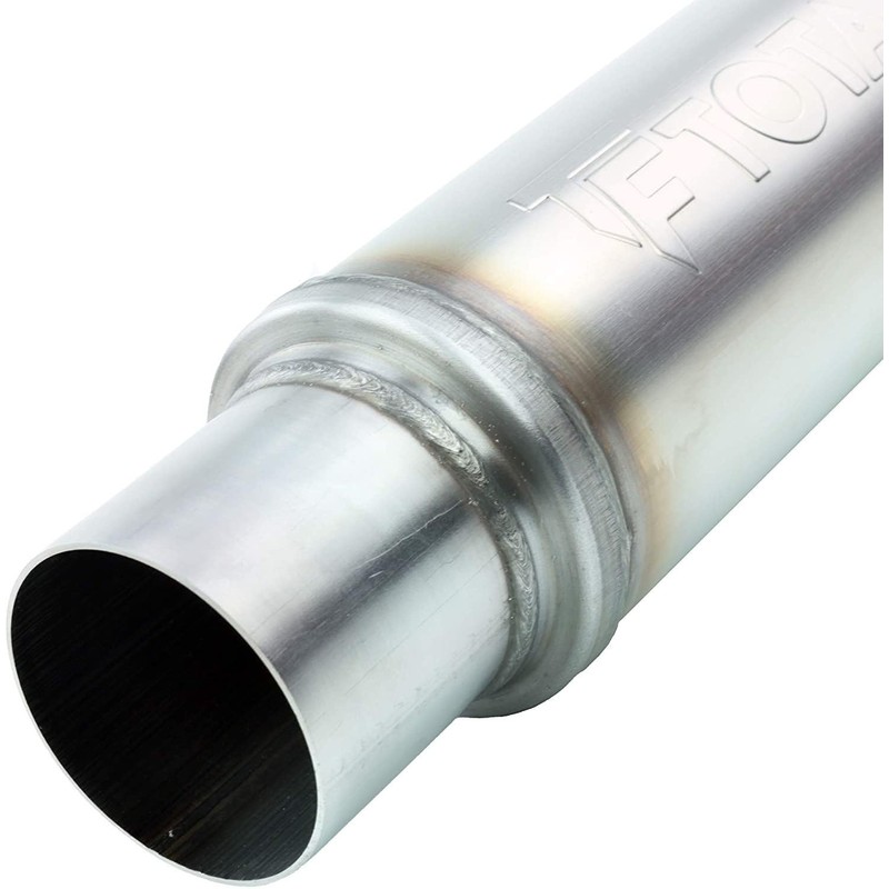 TOTALFLOW 20014 Straight Through Universal Exhaust Muffler - 409 Stainless