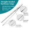 Berglander Kitchen Tweezers Fine Tweezer Tongs 30cm/12, Extra-Long Stainless Steel