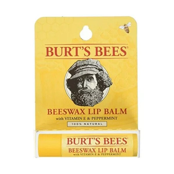 Burt's Bees Beeswax Lip Balm 0.15 oz / 4 COUNT!