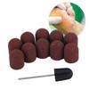 Pack of 10 Nail Art Sanding Caps, Special Nail Head