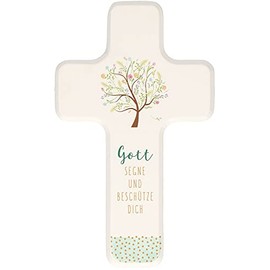 Gott segne und beschütze dich: Kinderholzkreuz