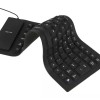 EGTMA 2 Piezas Mini Teclado Alambrico Flexible Usb Impermeable Pc