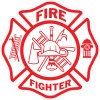 Awareness Vinyl White Red Reflective Firefighter Fire Dept Maltese Cross
