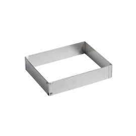 Axentia Baking Frame, Stainless Steel, Silver 37 x 44 x 5 cm, Continuously Adjustable