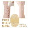 10 Esponja Vegetal Exfoliante Lufa 100% Natural Limpieza Corporal Elimina