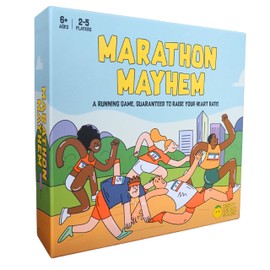 Marathon Mayhem | Running Themed Board Game | Ages 6+ | 2-5 Players | Gift for Running Enthusiasts