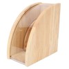 Dustproof Filter Holder Fan Shaped Coffee Filter Storage Holder Solid