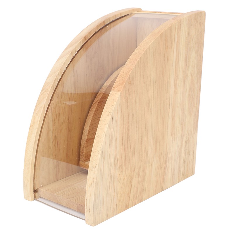 Dustproof Filter Holder Fan Shaped Coffee Filter Storage Holder Solid