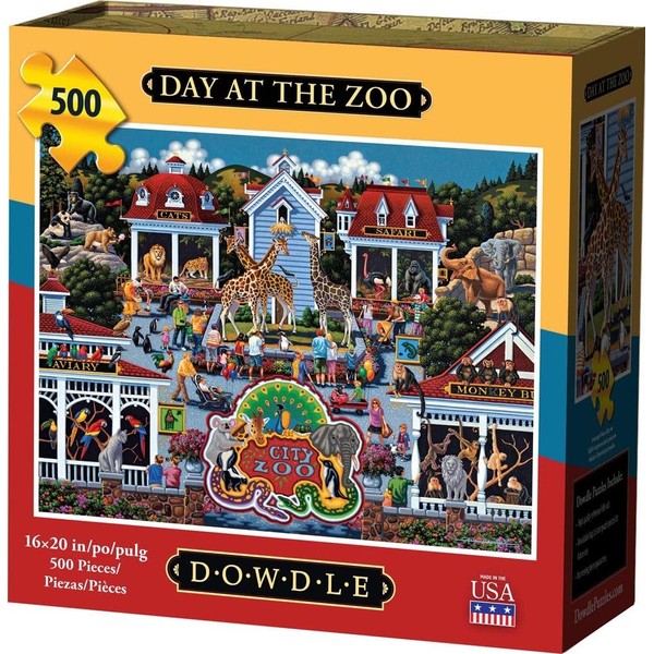 Dowdle Jigsaw Puzzle - Day at The Zoo - 500 Piece