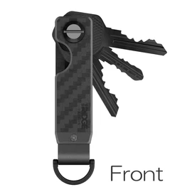 The Ridge EDC Minimalist Keycase Metal Key Organizer, carbon fiber