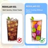 20 Pack Reusable Plastic Ice Cubes Refreezable Ice Cubes for