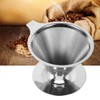 El filtro de café, el filtro de café reutilizable de