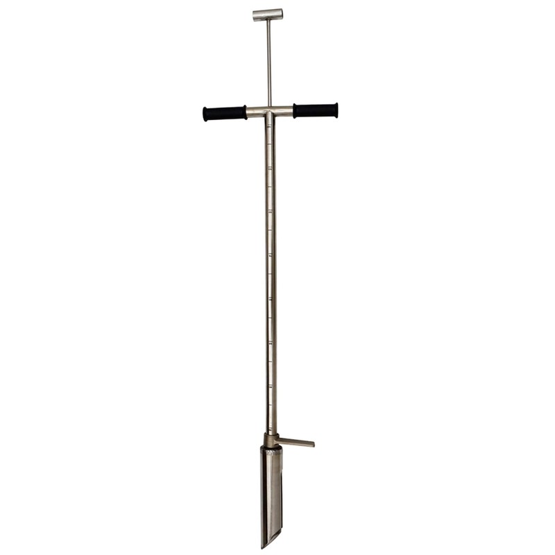 WYDDDARY Pedal Type Soil Sampler Probe 2inch Diameter Stainless Steel
