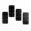 Indoor Outdoors 4 X Straight Railway Sleeper Brackets - Timber