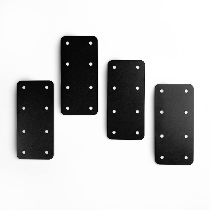 Indoor Outdoors 4 X Straight Railway Sleeper Brackets - Timber