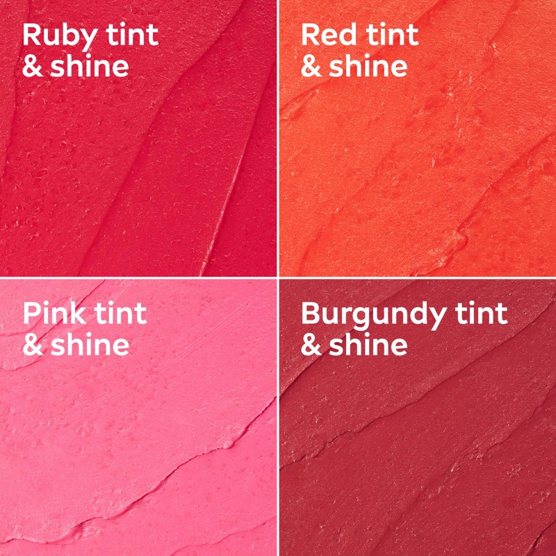 NIVEA Lip Care, Fruity Tinted Lip Balm Variety Pack, Cherry,