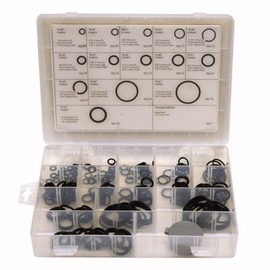 Jones Stephens O-Ring Kit, 217 Piece Assorted Faucet Repair Set with Storage Case (20)