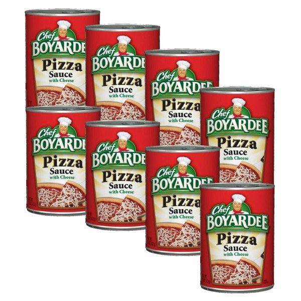 Chef Boyardee Pizza Sauce with Cheese, 15 Oz (Pack of 8)