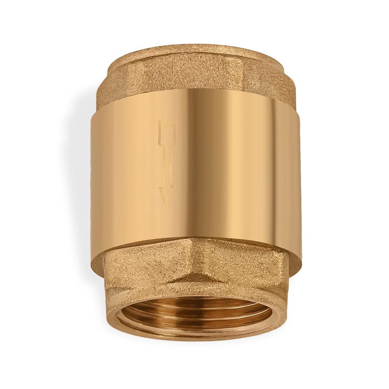 One Way Check Valve 3/4" Female Backflow Preventer, Check Valve