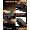 Interior Rear Door Handles, Compatible with 1993-2011 Ford Ranger, 1998-2000