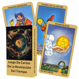 soulme 78 Tarot Cards Deck with Meanings on Them, Tarot para principiantes, tarjeta Original clásica, con significado (versión en español)
