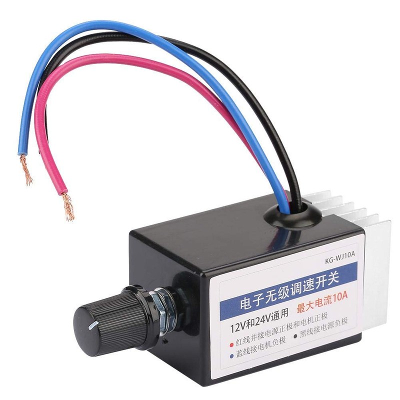 Universal DC 12V/24V Motor Controller Switch for Car Truck Fan