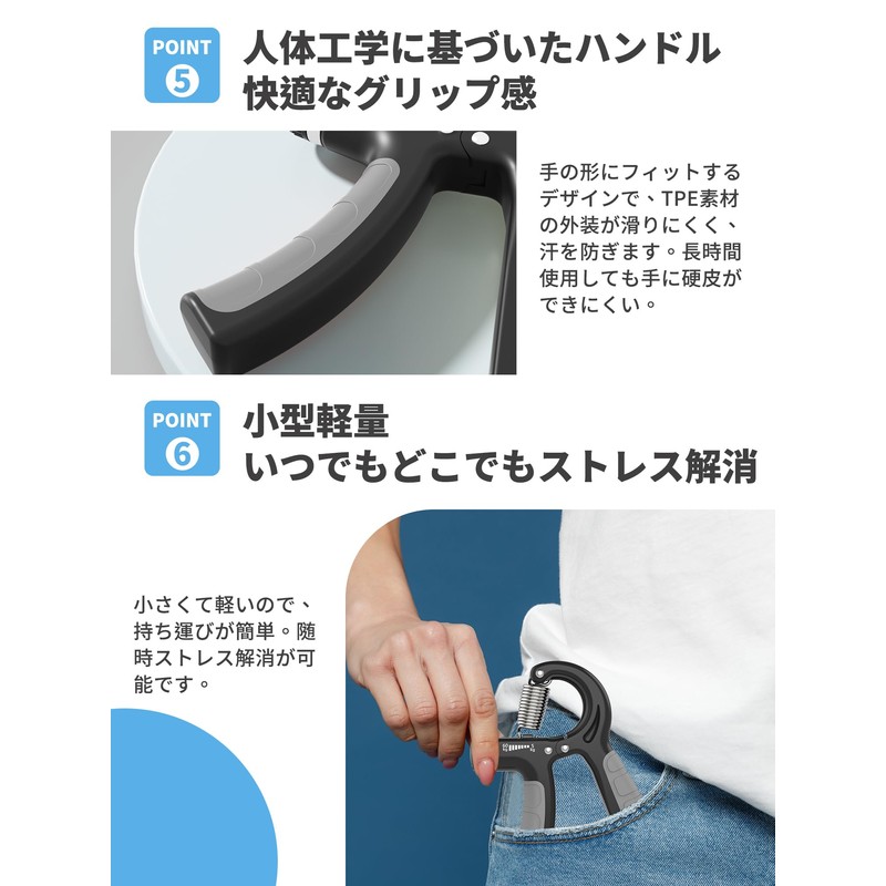 PROIRON Finger Power Hand Grip, Electronic Counting, Hand Grip, Forearm,