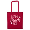Flox Creative Resting beach face tote bag