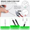 BMX Bike Gyro Brake Cables Front + Rear (Upper +