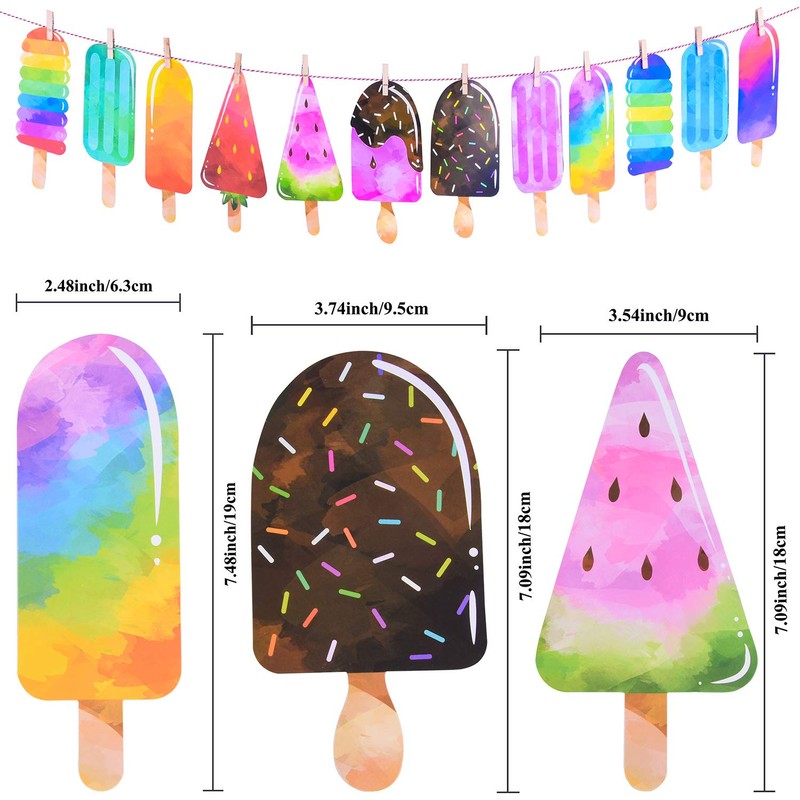 Ancefine - Guirnalda de helados (2 unidades)