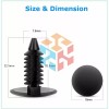 Cooligg 200X 8mm Bumper Clips Auto Car Hole Plastic Rivets