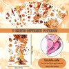 FYSUIMU 9 Sheet Fall Floral Window Clings Retro Hanging Flower