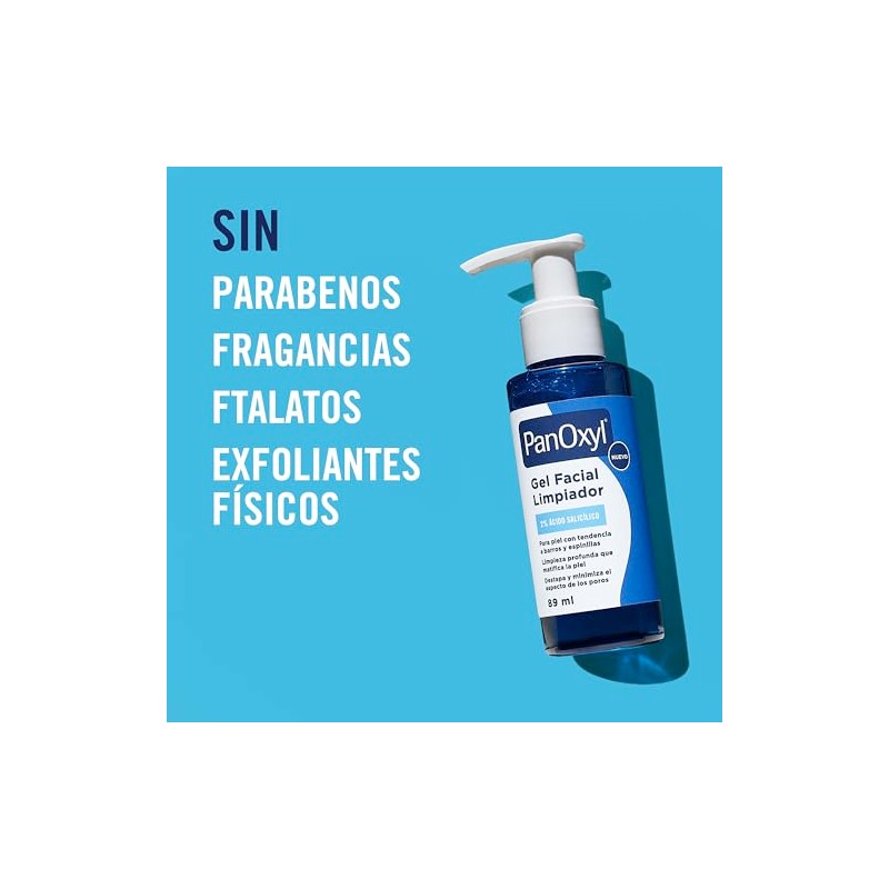 PanOxyl Gel de Limpieza con 2% Ácido Salicílico | 89
