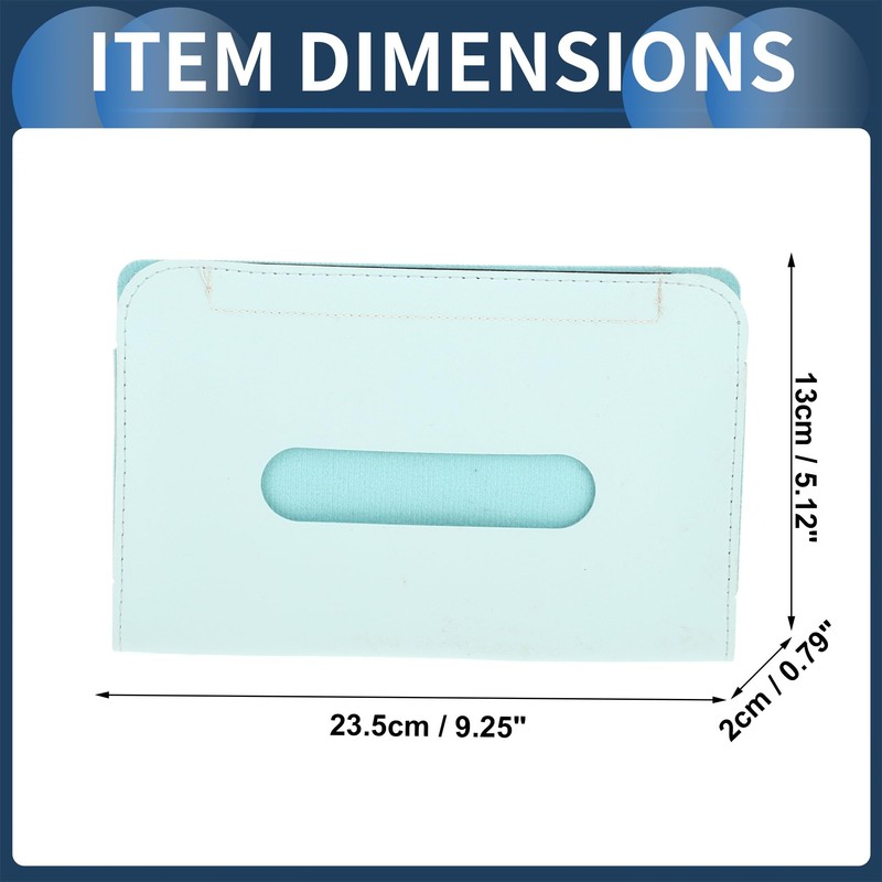 INFINAUTO Car Tissue Holder, Auto Sun Visor Napkin Holder, Car