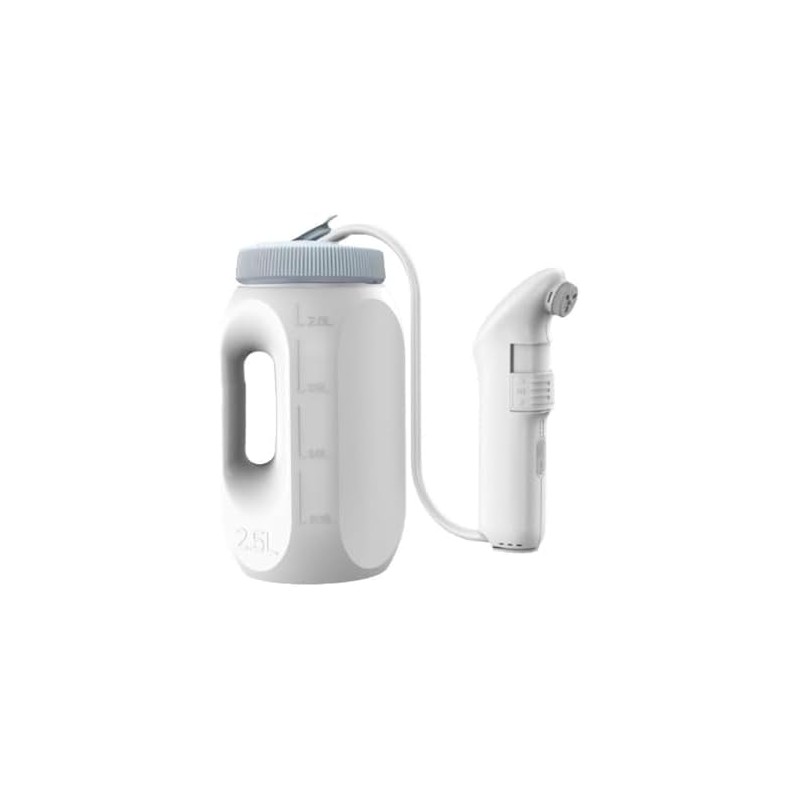 Ducha De Glúteos para Hombres Mujeres Niños,2.5L Eléctrica Portable Bidet,Botella