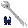KARRYTON 15" Inch Adjustable Wrench with 1-3/4"(44mm) Max Jaw Opening
