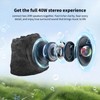 Outdoor Speakers Solar Powered & USB-C Rechargeable, Rock Speakers TWS