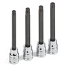 Powerbuilt Extra Long 3/8-Inch Drive 4 Piece Torx Bit Socket