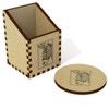 Azeeda 'Donkey Postage Stamp' Desk Tidy/Pencil Holder (DT00093891)