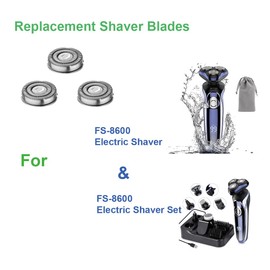 Razor Replacement Heads Replacement Blade Razor Blades Compatible with YONGYAO Electric Razor Blade (3 Pieces)