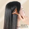 KINTEGOOD Sandalwood Massage Comb, Long Handle Wooden Scalp Massager, Scalp