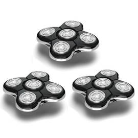 3PACK XR7000 Balder Pro Replacement Head Compatible with Remington Balder Pro Head Shaver Model XR7000/XR1500/XR1501